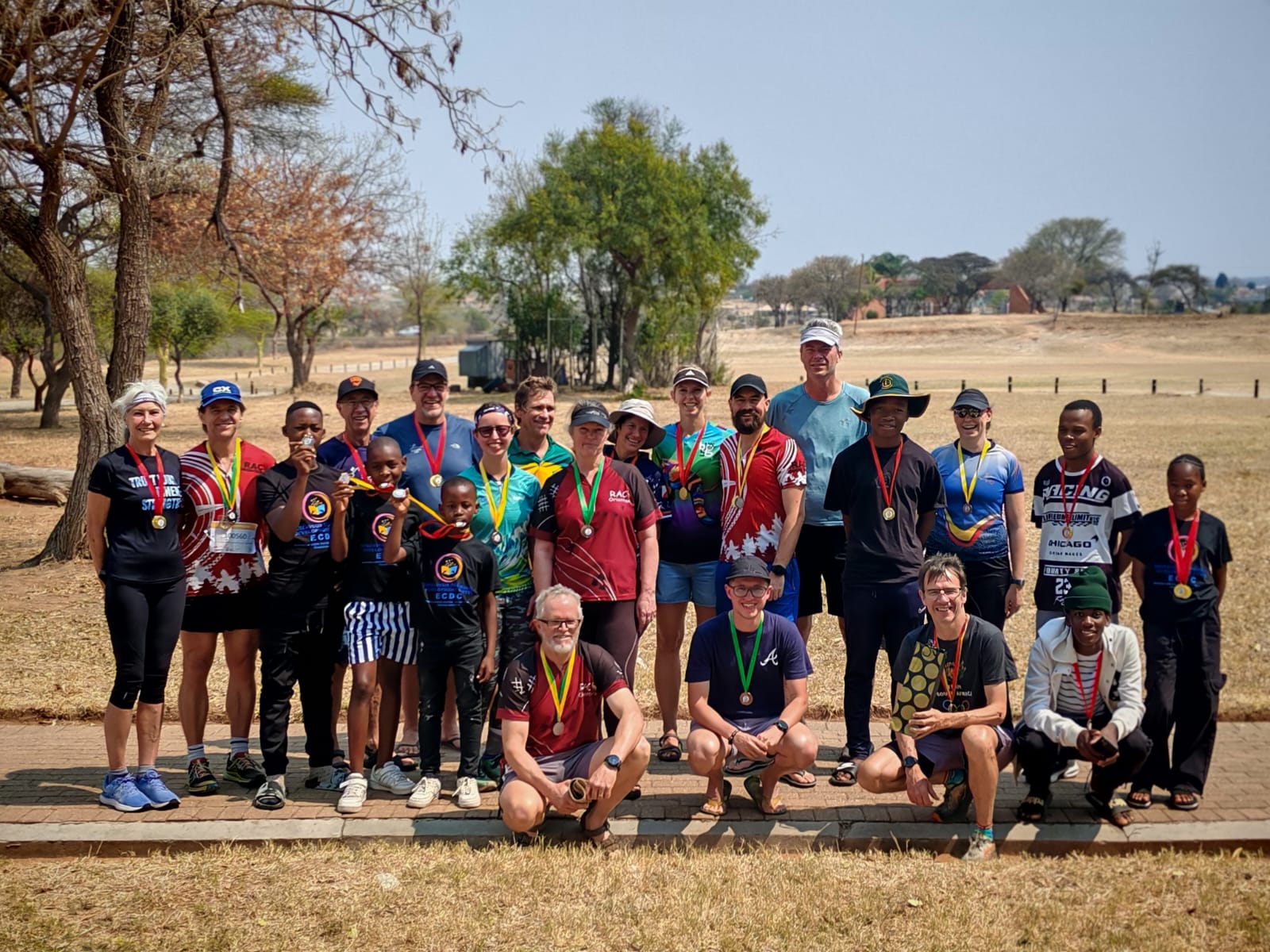 Learners participating in the Limpopo Orienteering Championships 6-7 September 2025, engaging in map-reading and navigation activities